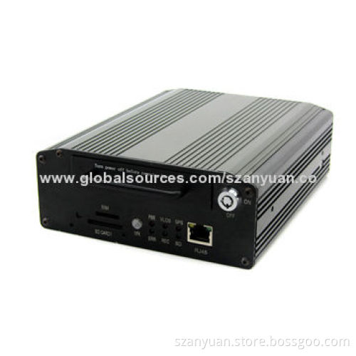 Mobile DVR, Supports GPS, 2.5 inch HDD and 32G SD card, with Simultaneous Audio and Video Recording